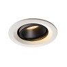 NUMINOS, encastré de plafond intérieur, 40°, blanc/noir, LED, 2700K, orientable