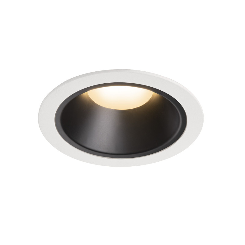 NUMINOS, encastré de plafond intérieur, 40°, blanc/noir, LED, 3000K