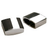 Easytec ii, chrome/noir, embouts 2 pces, chrome