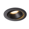 NUMINOS, encastré de plafond intérieur, 40°, noir, LED, 2700K, orientable