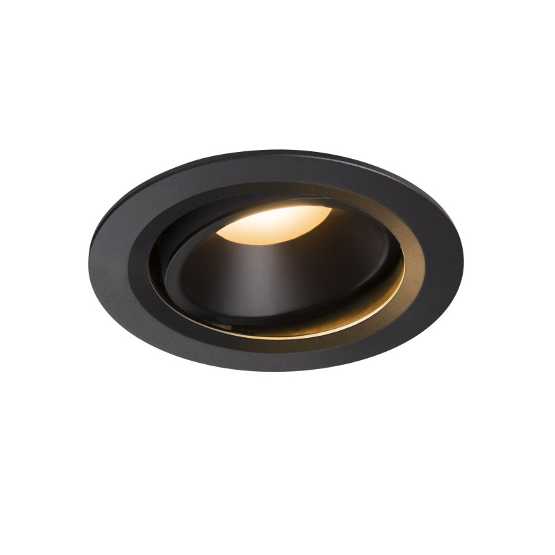 NUMINOS, encastré de plafond intérieur, 40°, noir, LED, 2700K, orientable