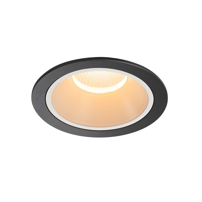 NUMINOS, encastré de plafond intérieur, 40°, noir/blanc, LED, 2700K