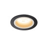 NUMINOS, encastré de plafond intérieur, 40°, noir/blanc, LED, 2700K