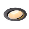 NUMINOS, encastré de plafond intérieur, 40°, noir/blanc, LED, 2700K, orientable