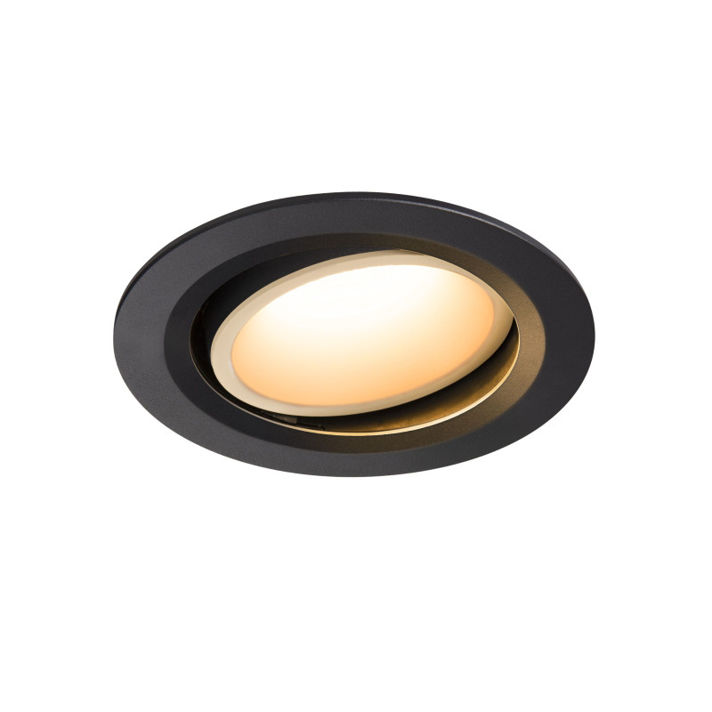 NUMINOS, encastré de plafond intérieur, 40°, noir/blanc, LED, 2700K, orientable