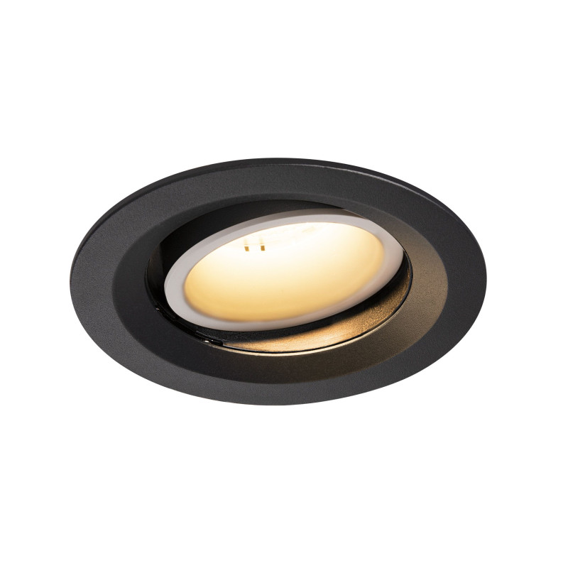 NUMINOS, encastré de plafond intérieur, 40°, noir/blanc, LED, 2700K, orientable