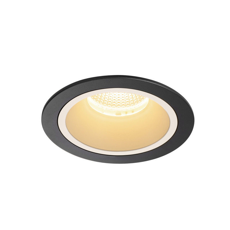 NUMINOS, encastré de plafond intérieur, 40°, noir/blanc, LED, 3000K