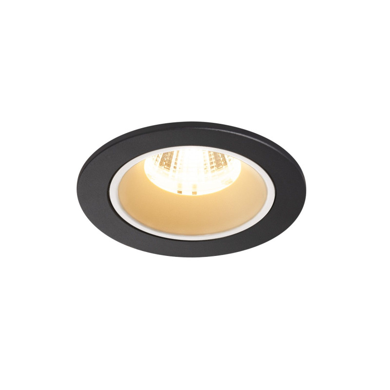 NUMINOS, encastré de plafond intérieur, 40°, noir/blanc, LED, 3000K