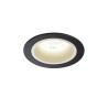 NUMINOS, encastré de plafond intérieur, 40°, noir/blanc, LED, 4000K