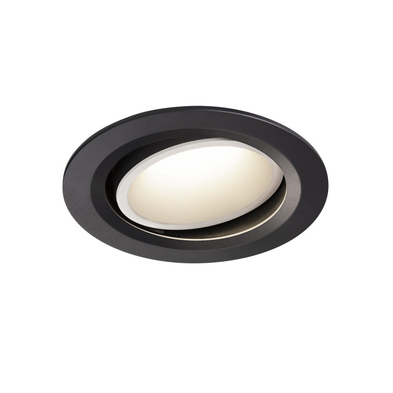 NUMINOS, encastré de plafond intérieur, 40°, noir/blanc, LED, 4000K, orientable