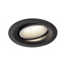NUMINOS, encastré de plafond intérieur, 40°, noir/blanc, LED, 4000K, orientable