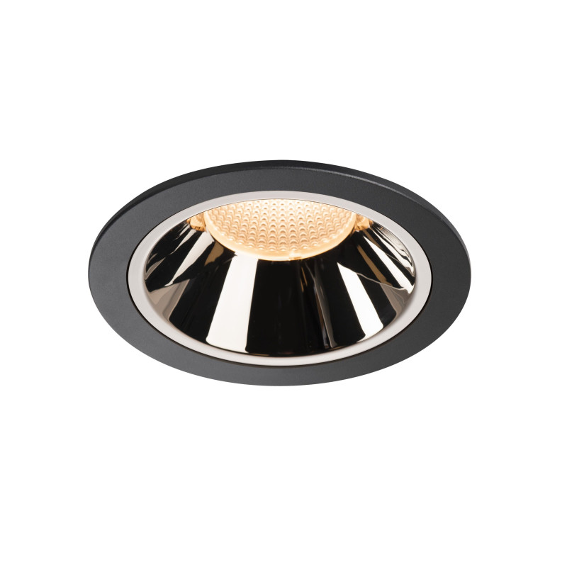NUMINOS, encastré de plafond intérieur, 40°, noir/chrome, LED, 2700K