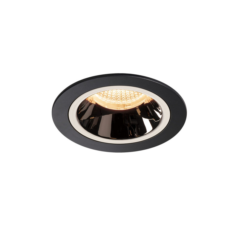 NUMINOS, encastré de plafond intérieur, 40°, noir/chrome, LED, 2700K