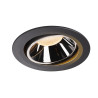 NUMINOS, encastré de plafond intérieur, 40°, noir/chrome, LED, 2700K, orientable