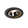 NUMINOS, encastré de plafond intérieur, 40°, noir/chrome, LED, 2700K, orientable