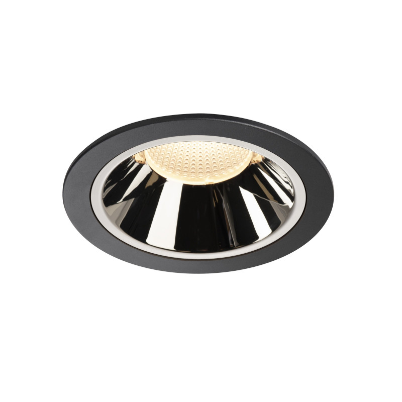 NUMINOS, encastré de plafond intérieur, 40°, noir/chrome, LED, 3000K