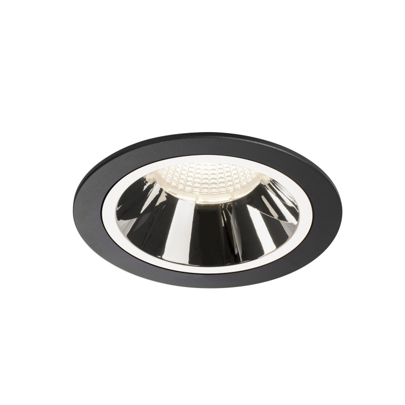 NUMINOS, encastré de plafond intérieur, 40°, noir/chrome, LED, 4000K