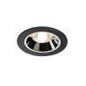 NUMINOS, encastré de plafond intérieur, 40°, noir/chrome, LED, 4000K