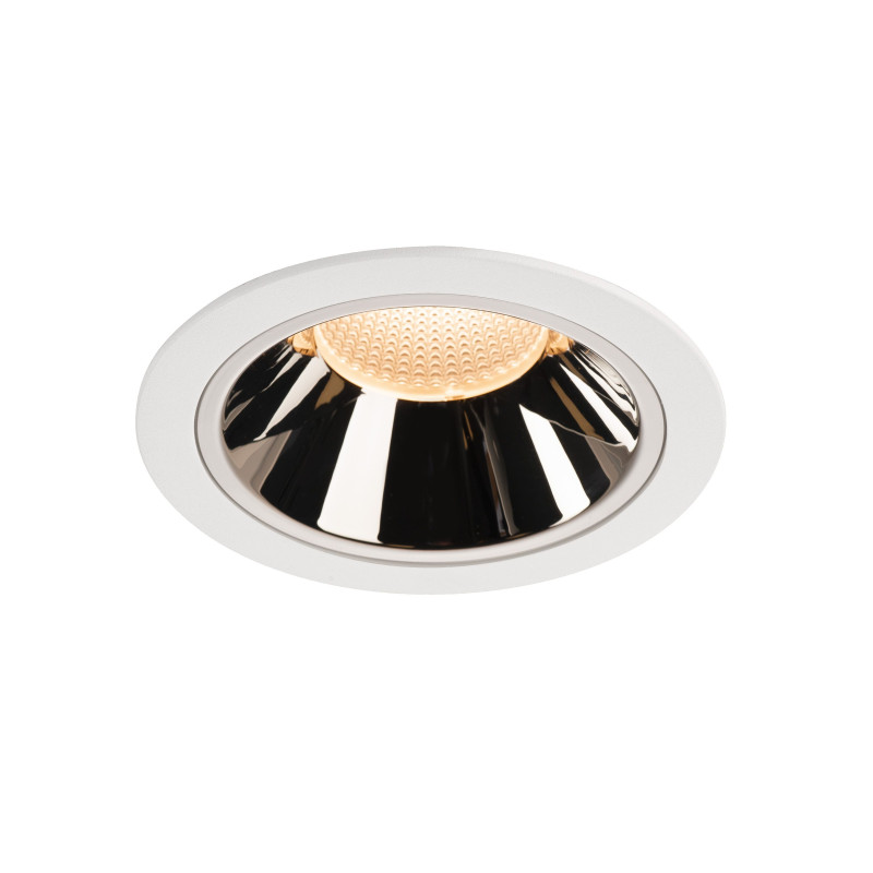 NUMINOS, encastré de plafond intérieur, 55°, blanc/chrome, LED, 2700K