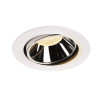 NUMINOS, encastré de plafond intérieur, 55°, blanc/chrome, LED, 3000K, orientable