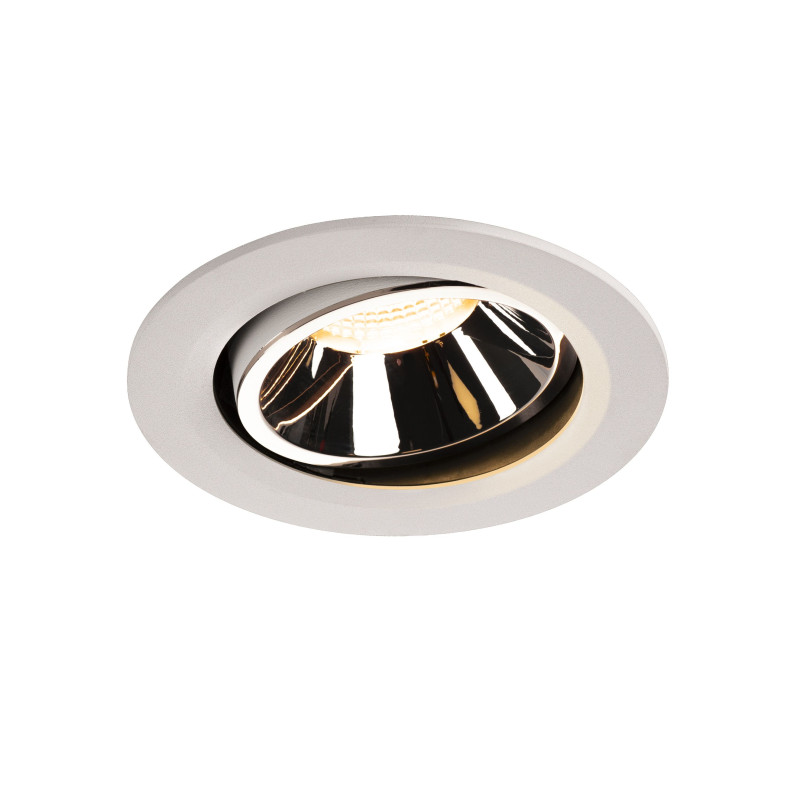 NUMINOS, encastré de plafond intérieur, 55°, blanc/chrome, LED, 3000K, orientable