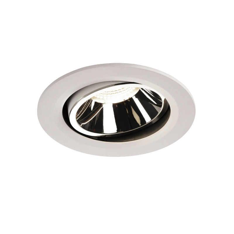 NUMINOS, encastré de plafond intérieur, 55°, blanc/chrome, LED, 4000K, orientable
