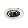 NUMINOS, encastré de plafond intérieur, 55°, blanc/chrome, LED, 4000K, orientable