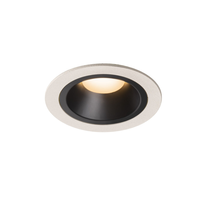 NUMINOS, encastré de plafond intérieur, 55°, blanc/noir, LED, 2700K