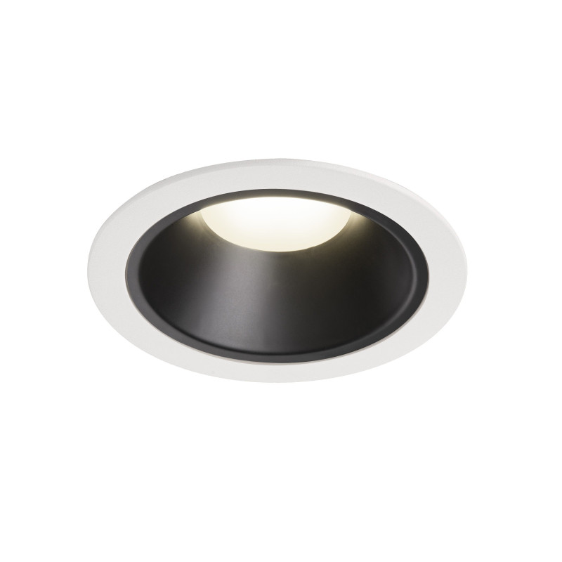 NUMINOS, encastré de plafond intérieur, 55°, blanc/noir, LED, 4000K