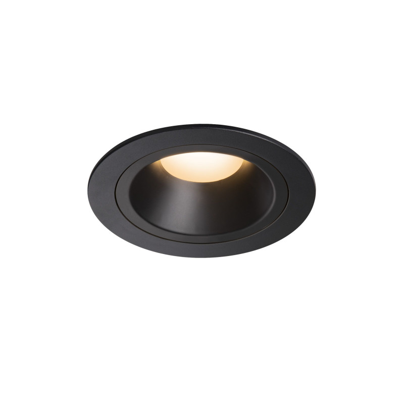 NUMINOS, encastré de plafond intérieur, 55°, noir, LED, 2700K