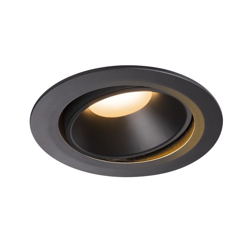 NUMINOS, encastré de plafond intérieur, 55°, noir, LED, 2700K, orientable
