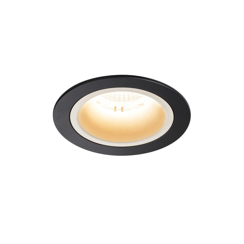 NUMINOS, encastré de plafond intérieur, 55°, noir/blanc, LED, 2700K