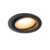 NUMINOS, encastré de plafond intérieur, 55°, noir/blanc, LED, 2700K, orientable