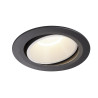 NUMINOS, encastré de plafond intérieur, 55°, noir/blanc, LED, 4000K, orientable