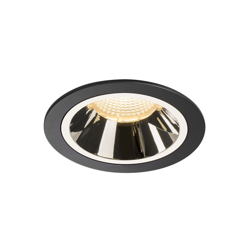 NUMINOS, encastré de plafond intérieur, 55°, noir/chrome, LED, 3000K