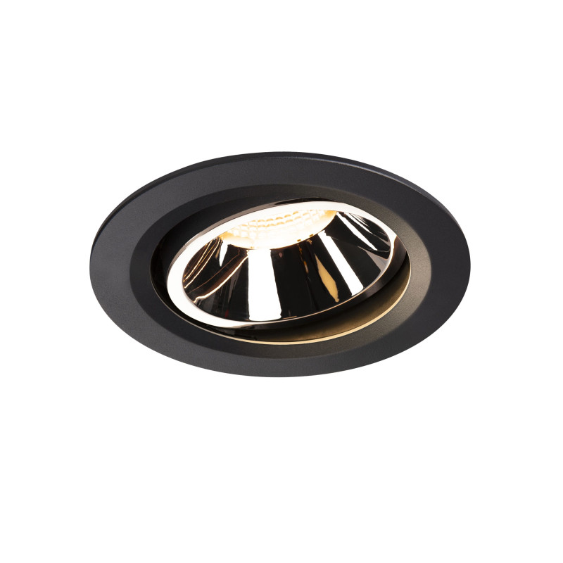 NUMINOS, encastré de plafond intérieur, 55°, noir/chrome, LED, 3000K, orientable