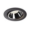 NUMINOS, encastré de plafond intérieur, 55°, noir/chrome, LED, 4000K, orientable