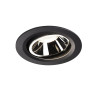 NUMINOS, encastré de plafond intérieur, 55°, noir/chrome, LED, 4000K, orientable