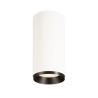 NUMINOS, plafonnier intérieur, 24°, blanc/noir, LED, 28W, 4000K, variable Dali
