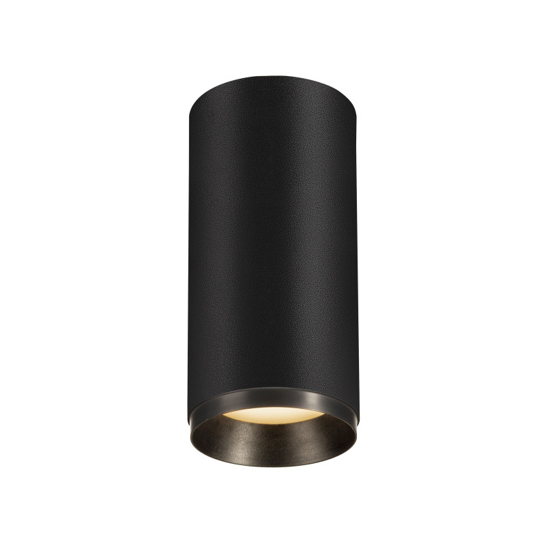 NUMINOS, plafonnier intérieur, 24°, noir, LED, 20,1W, 3000K, variable Triac