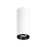 NUMINOS, plafonnier intérieur, 36°, blanc/noir, LED, 10,42W, 4000K, variable Triac