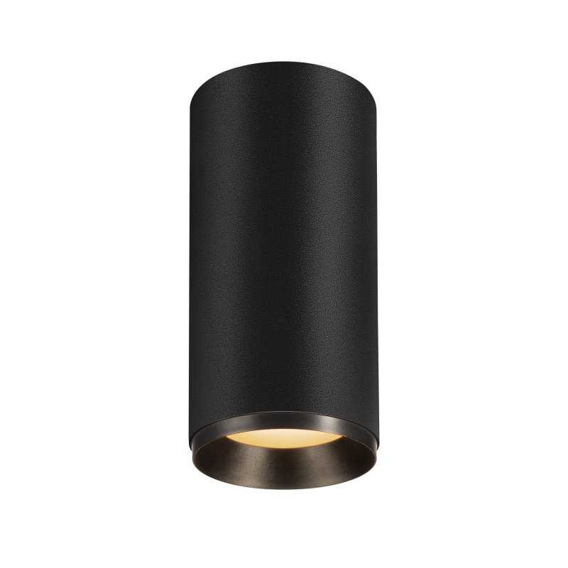 NUMINOS, plafonnier intérieur, 36°, noir, LED, 28W, 2700K, variable Dali
