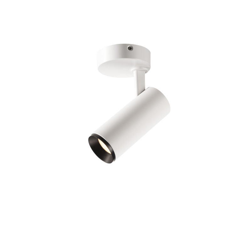 NUMINOS, plafonnier intérieur, 60°, blanc/noir, LED, 10,42W, 4000K, variable Dali