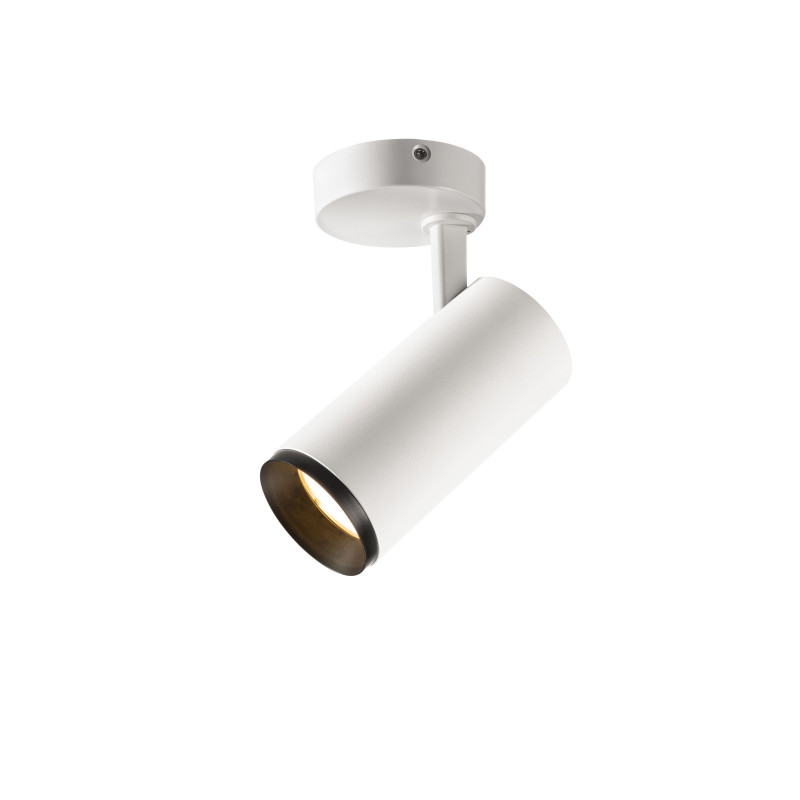 NUMINOS, plafonnier intérieur, 60°, blanc/noir, LED, 20,1W, 2700K, variable Triac