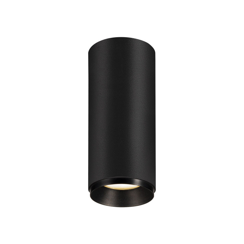 NUMINOS, plafonnier intérieur, 60°, noir, LED, 10,42W, 3000K, variable Triac