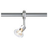 Easytec ii, gris argent, spot anila gu10 verre clair, gris argent