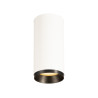NUMINOS, plafonnier intérieur, 60°, blanc/noir, LED, 20,1W, 2700K, variable Triac