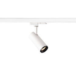 NUMINOS, spot pour rail 3 allumages, intérieur, 24°, blanc/noir, LED, 10,42W, 2700K, variable Dali