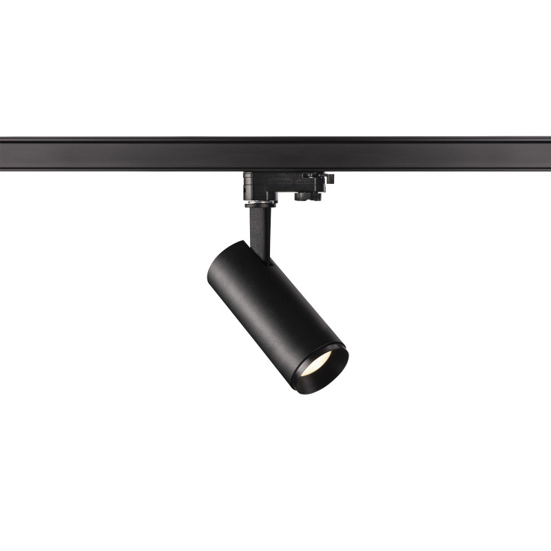 NUMINOS, spot pour rail 3 allumages, intérieur, 24°, noir, LED, 10,42W, 4000K, variable Triac