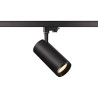 NUMINOS, spot pour rail 3 allumages, intérieur, 24°, noir, LED, 28W, 3000K, variable Triac